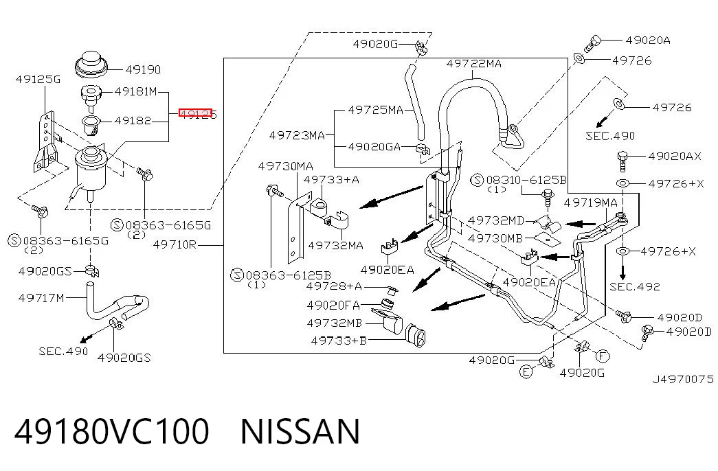 49180VC100 Nissan/Infiniti