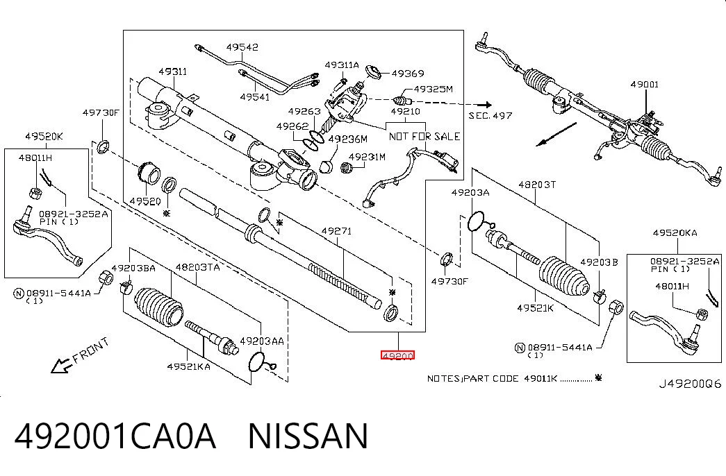 492001CA0A Nissan/Infiniti