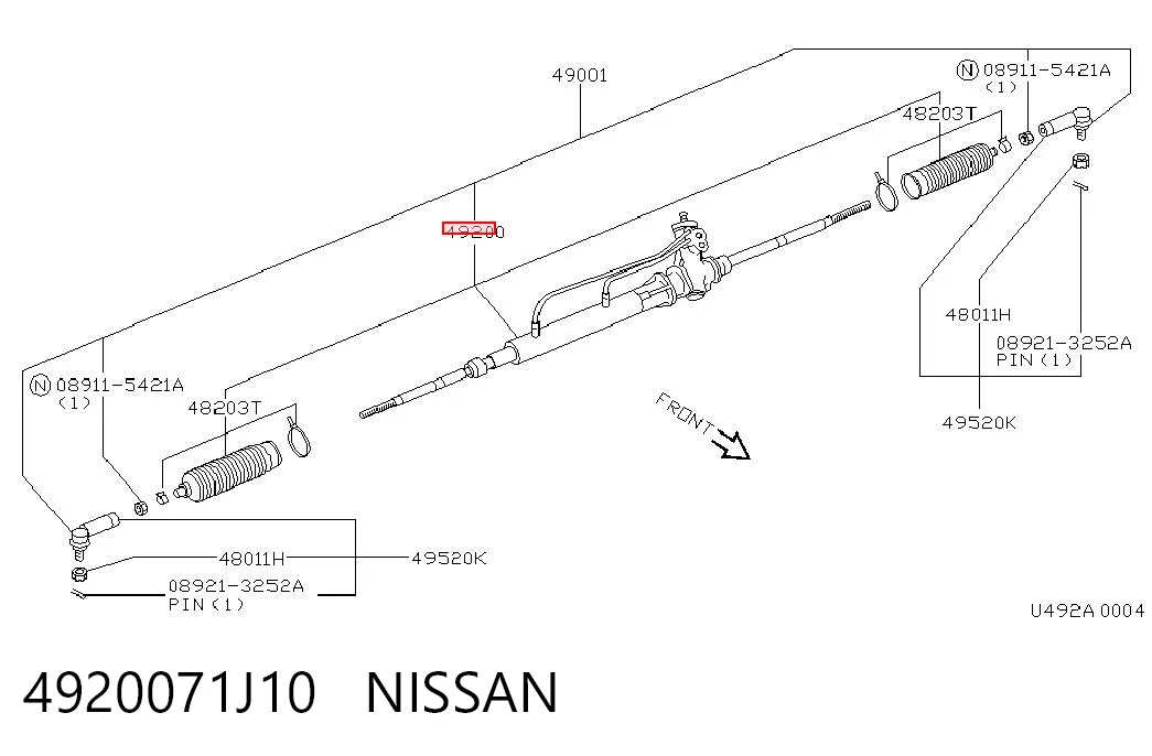 4920071J10 Nissan/Infiniti