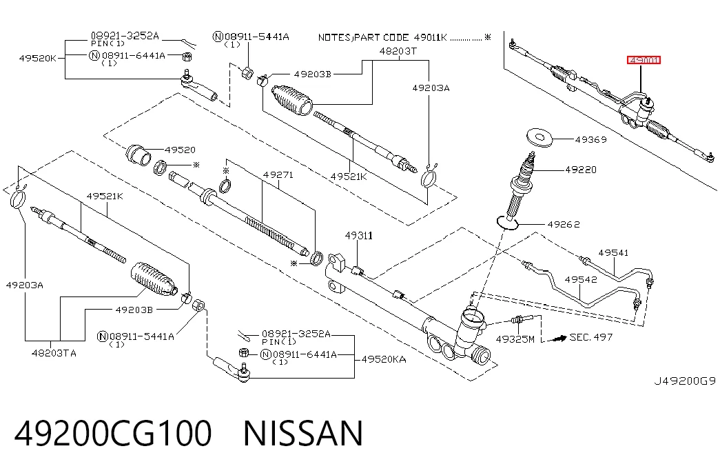 49200CG100 Nissan/Infiniti