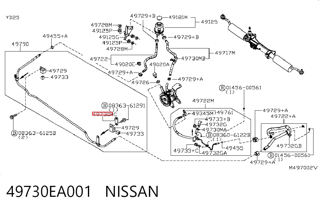 49730EA001 Nissan/Infiniti