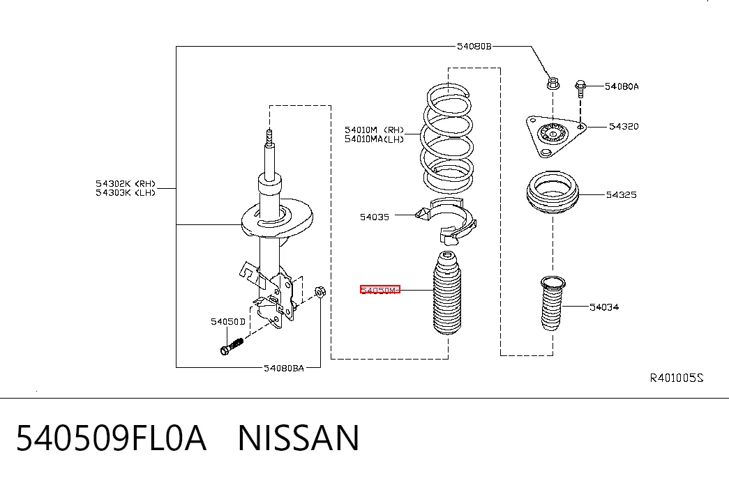 540509FL0A Nissan/Infiniti