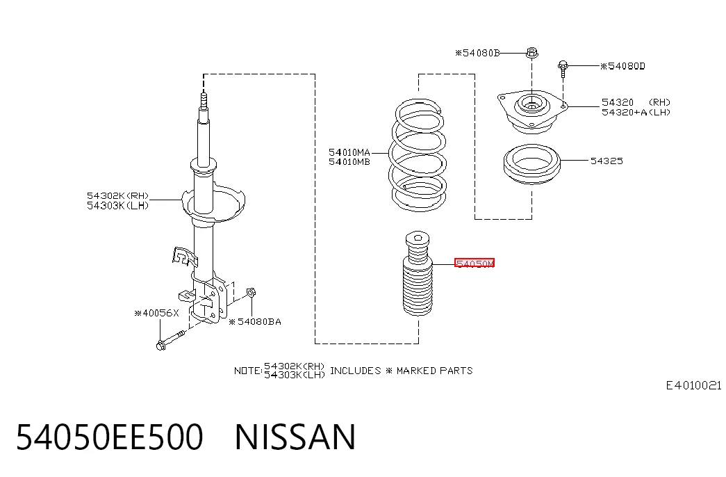 54050EE500 Nissan/Infiniti