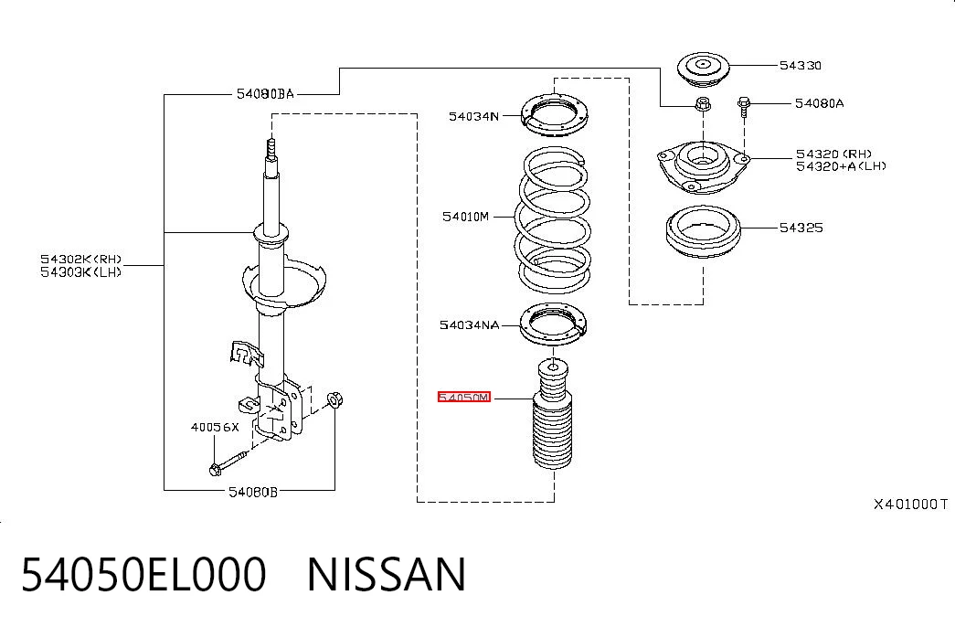 54050EL000 Nissan/Infiniti