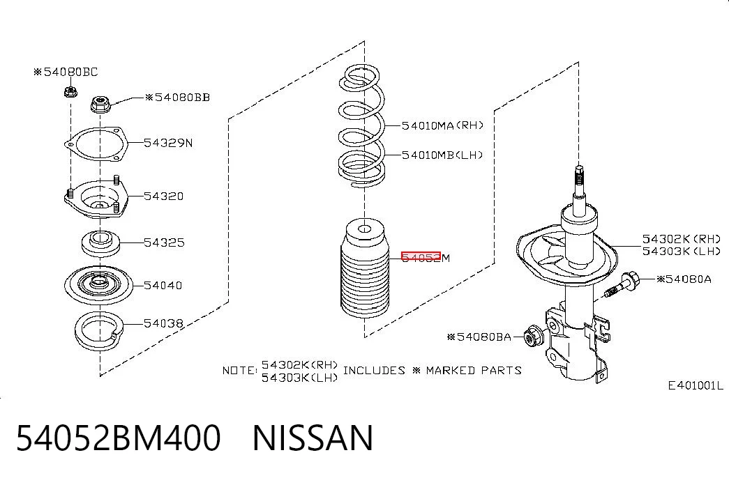 54052BM400 Nissan/Infiniti