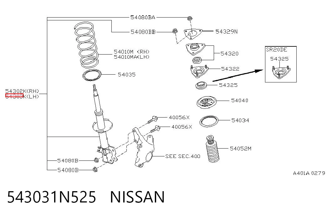 543031N525 Nissan/Infiniti