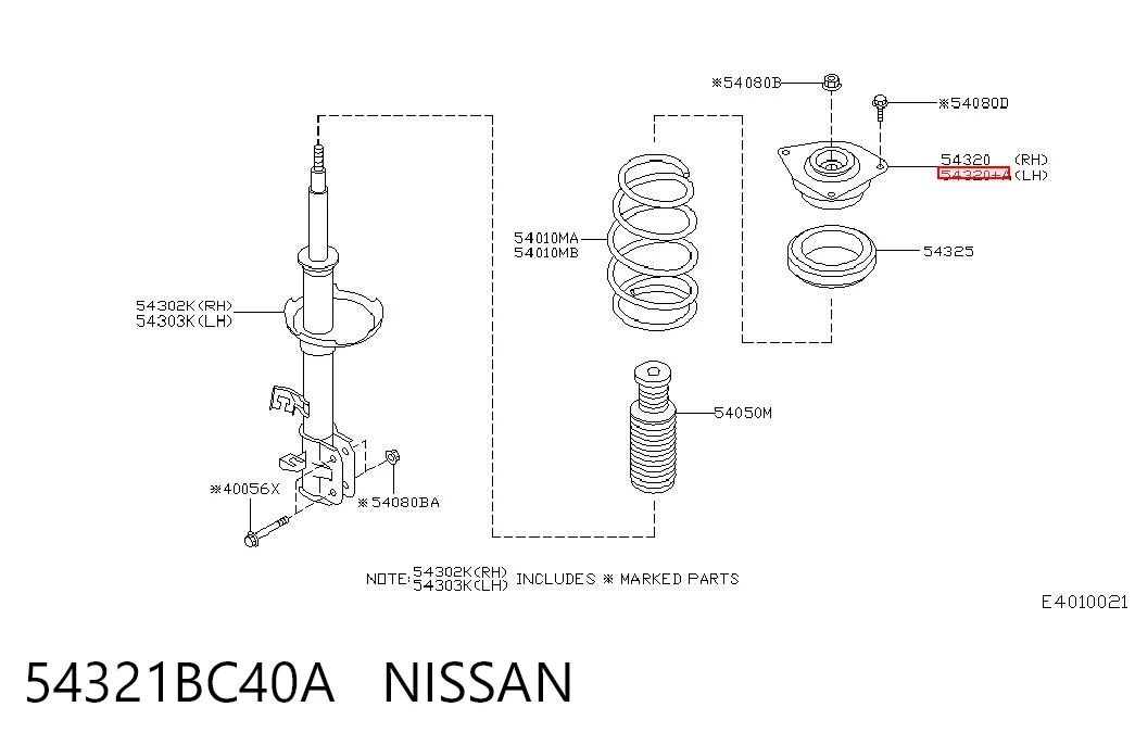 54321BC40A Nissan/Infiniti