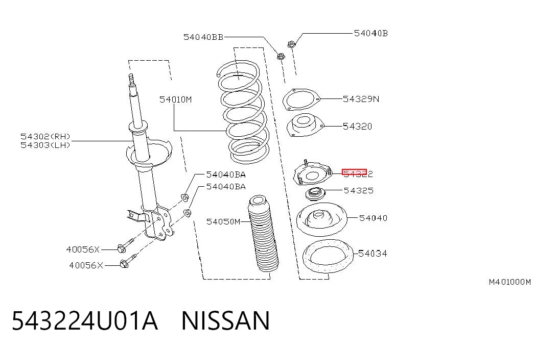 543224U01A Nissan/Infiniti
