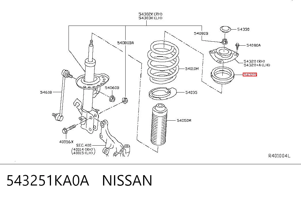 543251KA0A Nissan/Infiniti