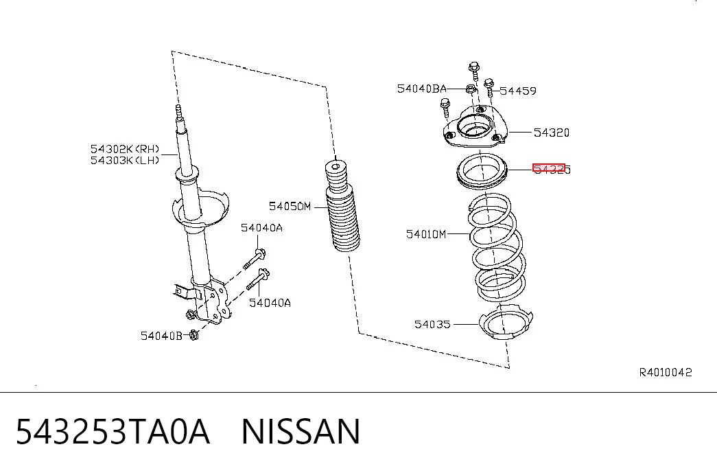 543253TA0A Nissan/Infiniti
