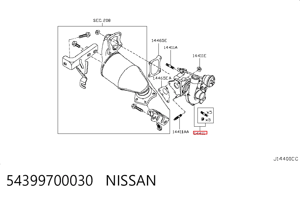 Turbocompresor Nissan Tiida hatchback (C11X) (2004 - 2014) precio, desde 181,47 EUR