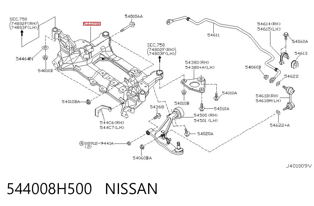 544008H500 Nissan/Infiniti