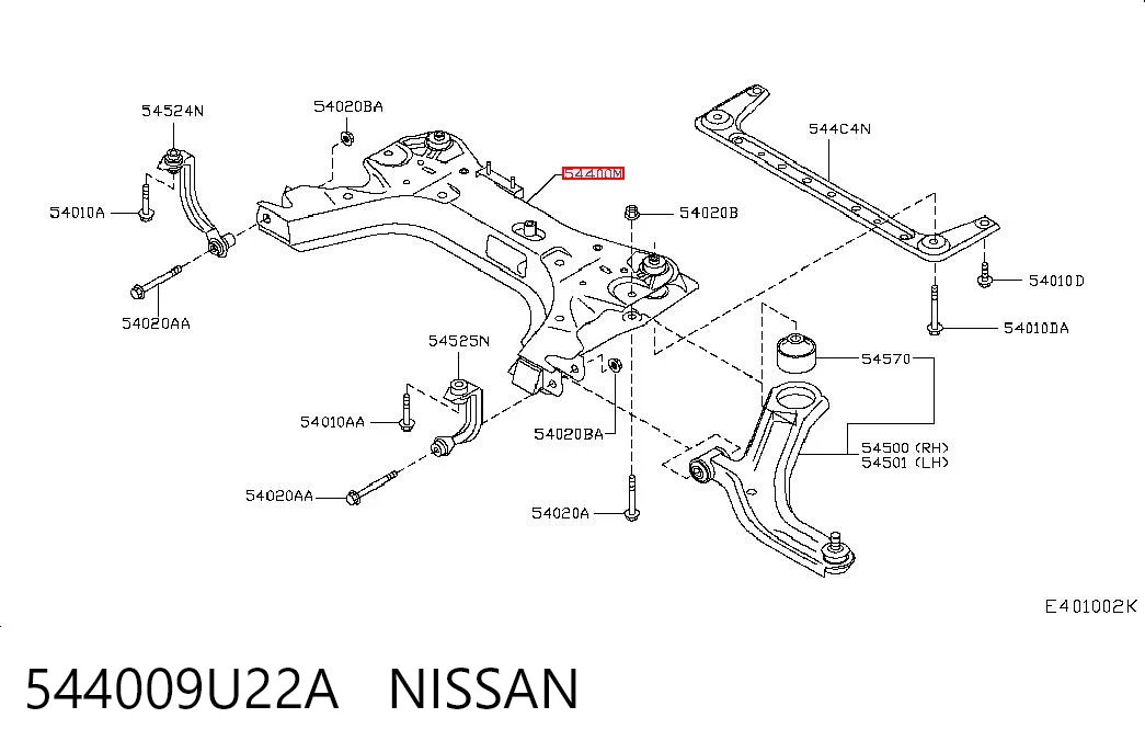 544009U22A Nissan/Infiniti