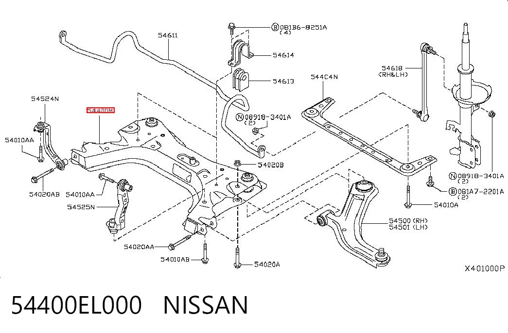 54400EL000 Nissan/Infiniti
