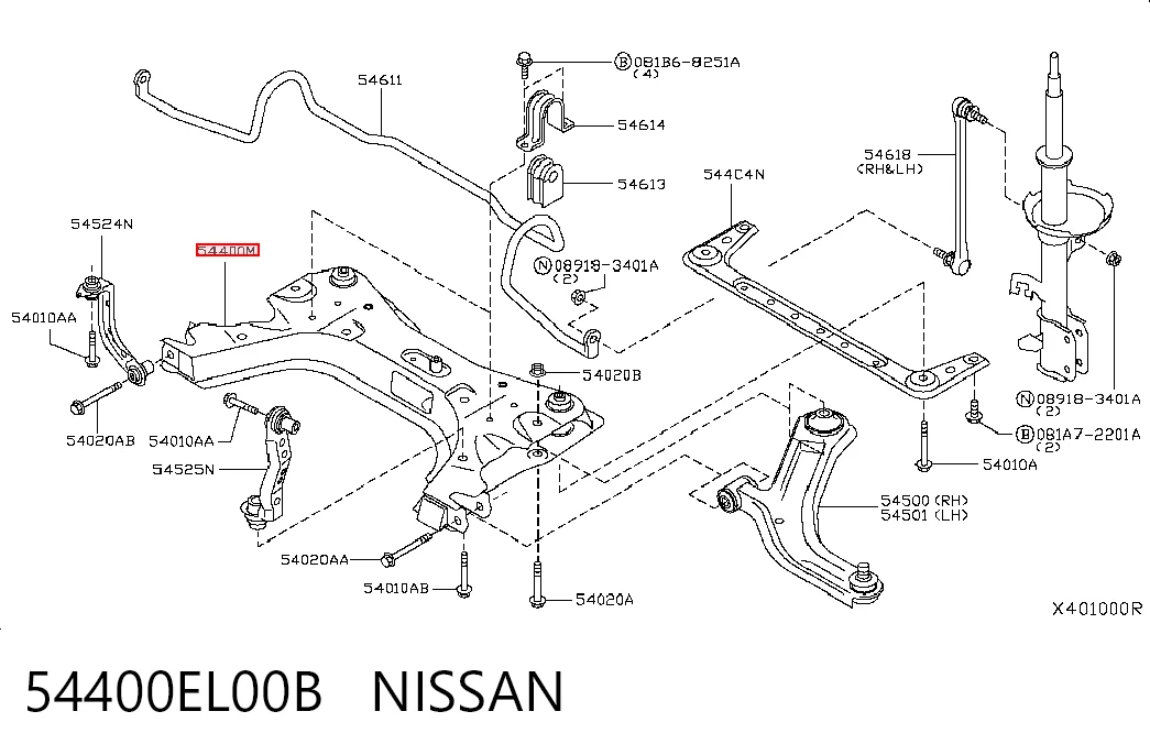 54400EL00B Nissan/Infiniti