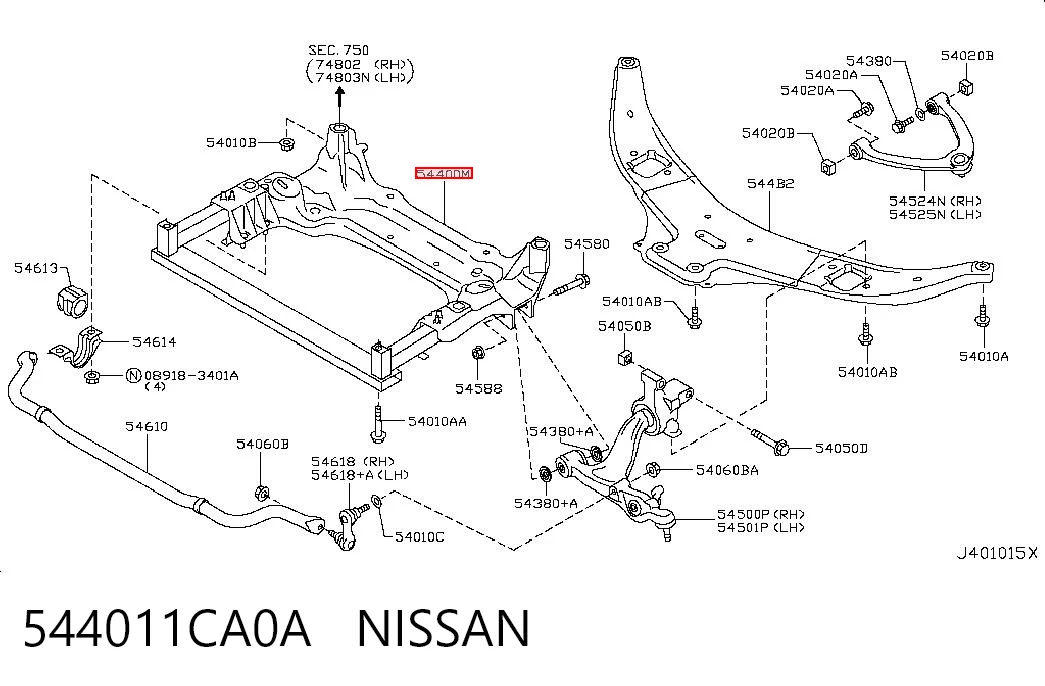 544011CA0A Nissan/Infiniti