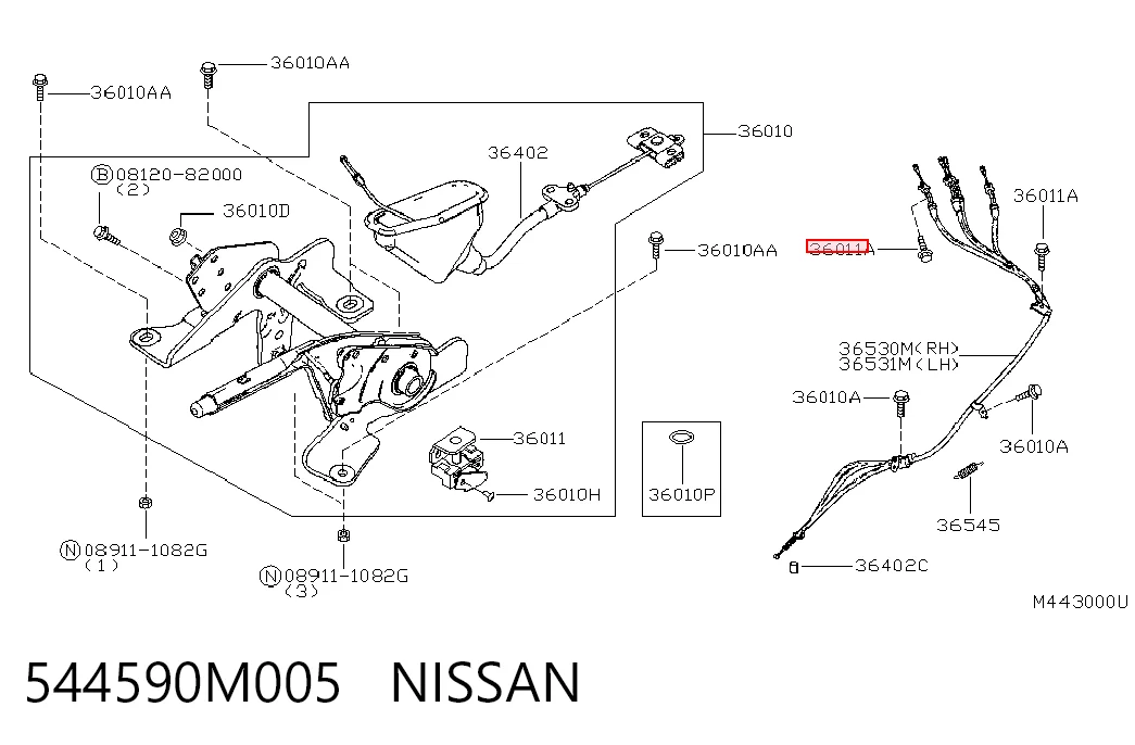 544590M005 Nissan/Infiniti