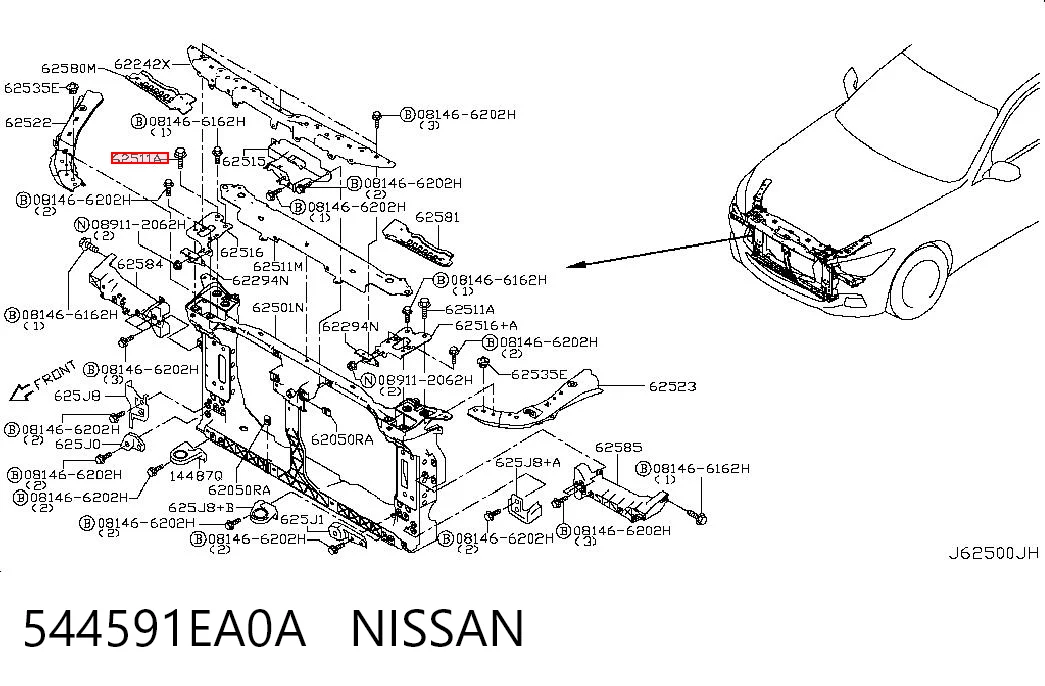 544591EA0A Nissan/Infiniti