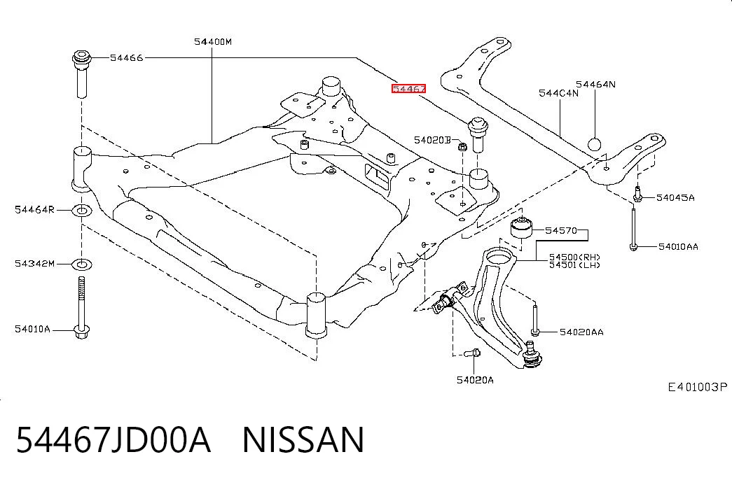54467JD00A Nissan/Infiniti
