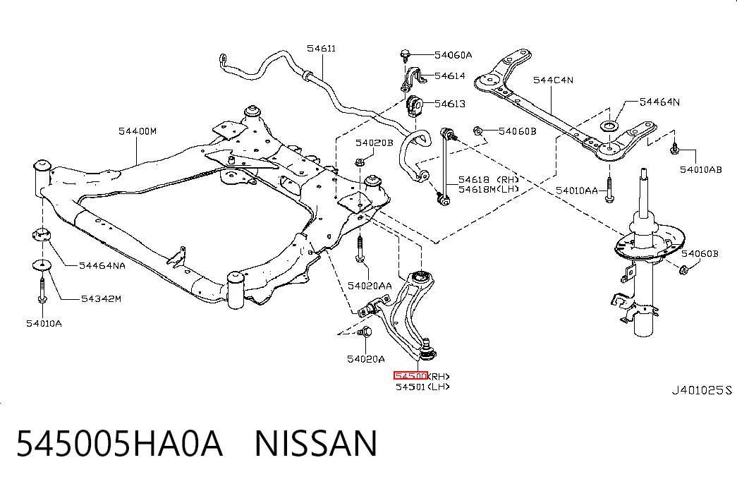 545005HA0A Nissan/Infiniti