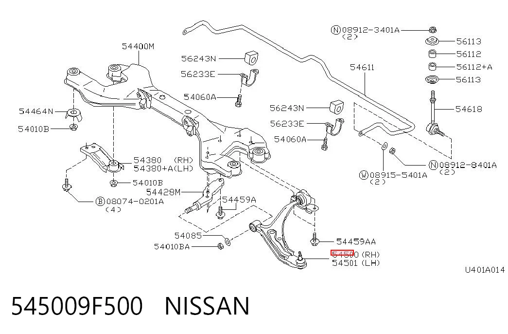 545009F500 Nissan/Infiniti