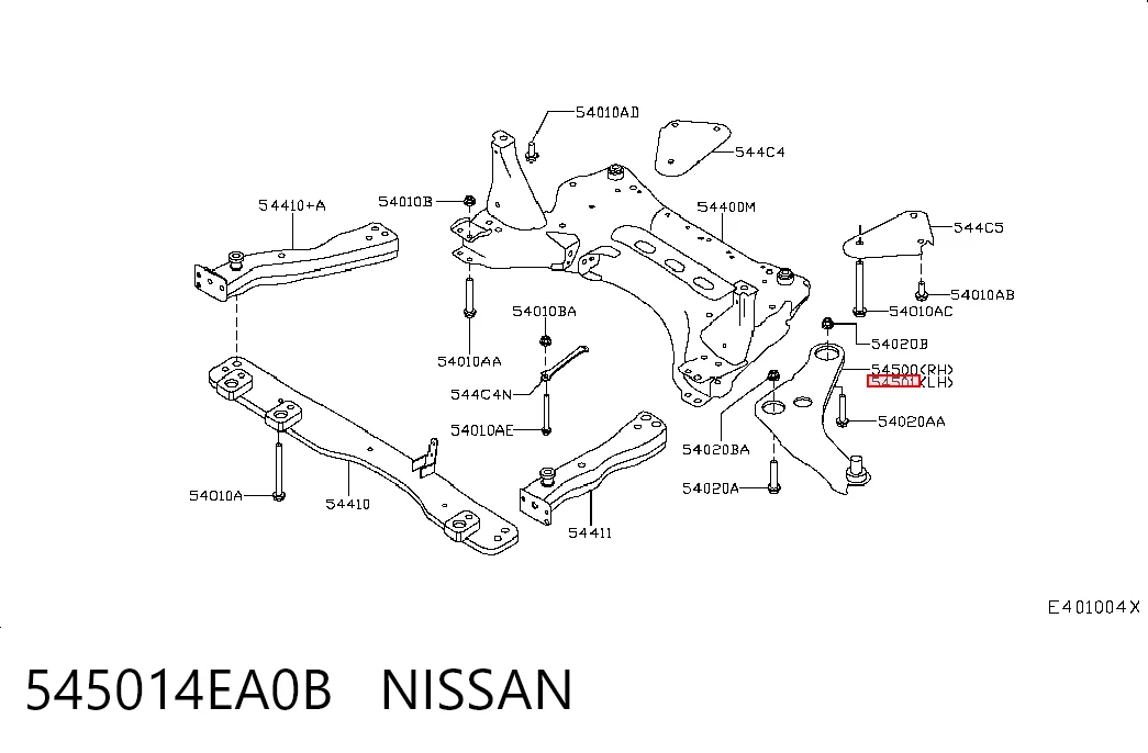 545014EA0B Nissan/Infiniti