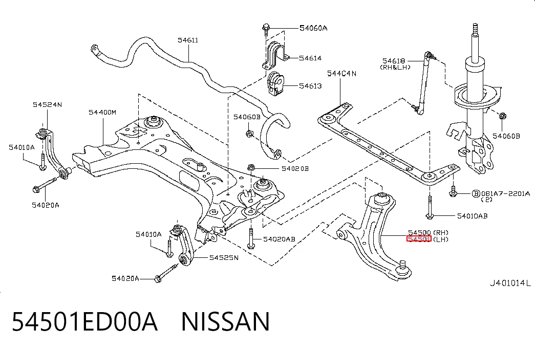 54501ED00A Nissan/Infiniti
