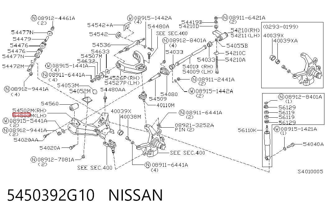 5450392G10 Nissan/Infiniti
