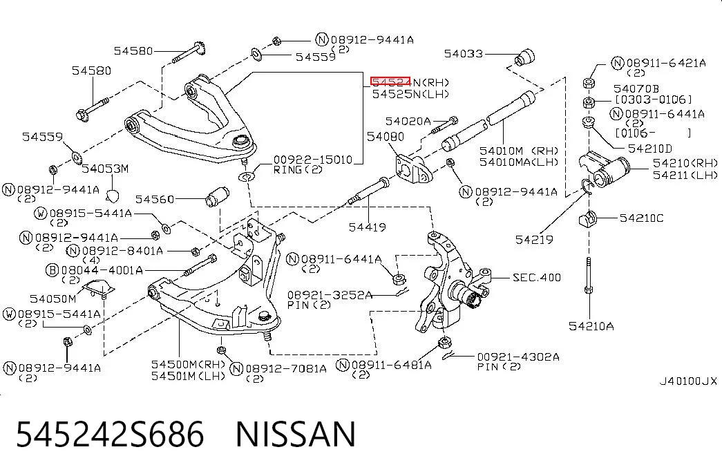 545242S686 Nissan/Infiniti