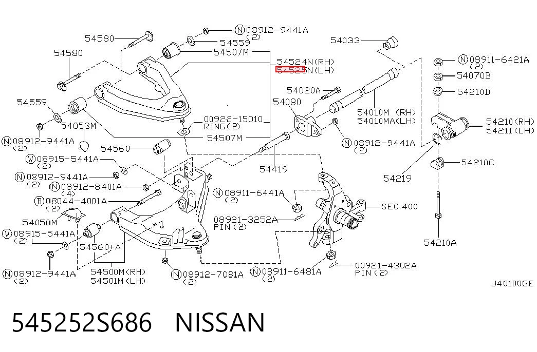 545252S686 Nissan/Infiniti