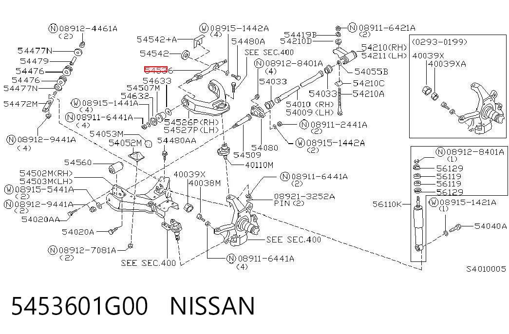 5453601G00 Nissan/Infiniti
