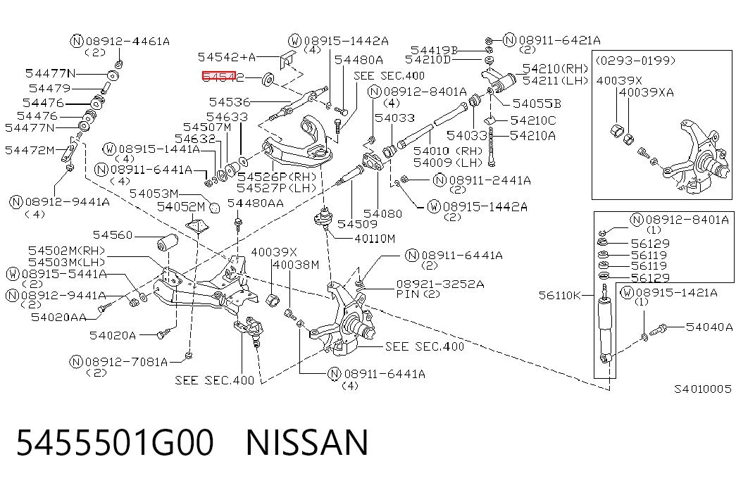 5455501G00 Nissan/Infiniti