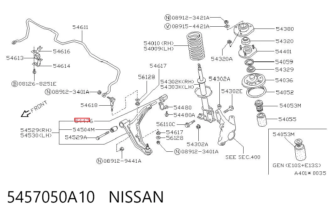 5457050A10 Nissan/Infiniti