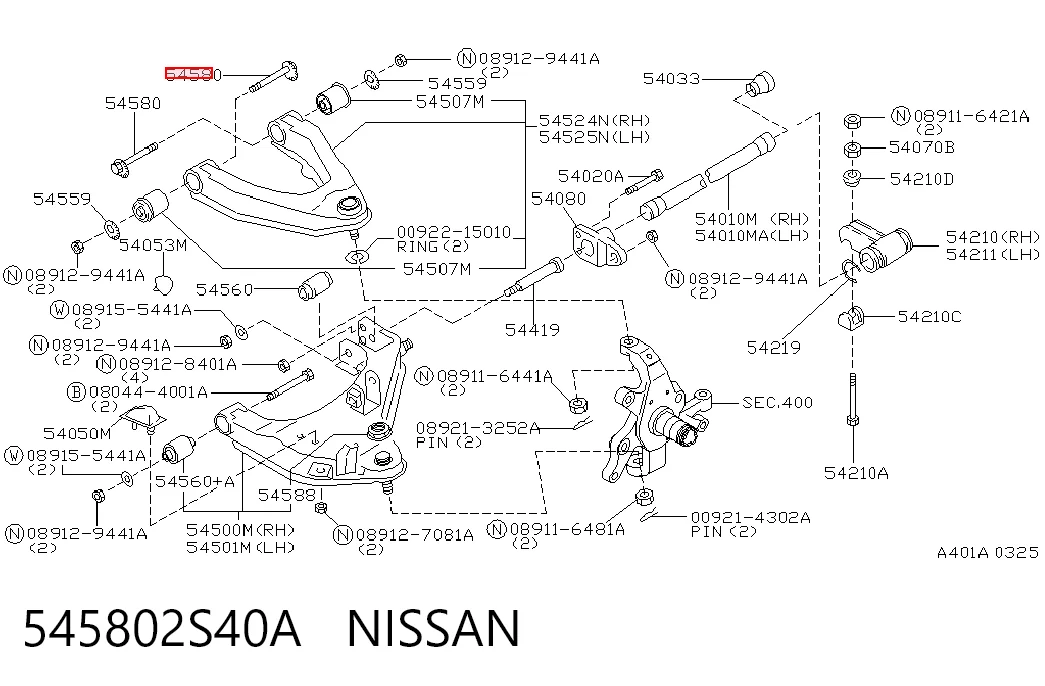 545802S40A Nissan/Infiniti