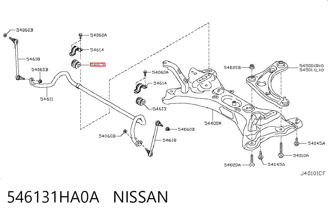 546131HA0A Nissan/Infiniti