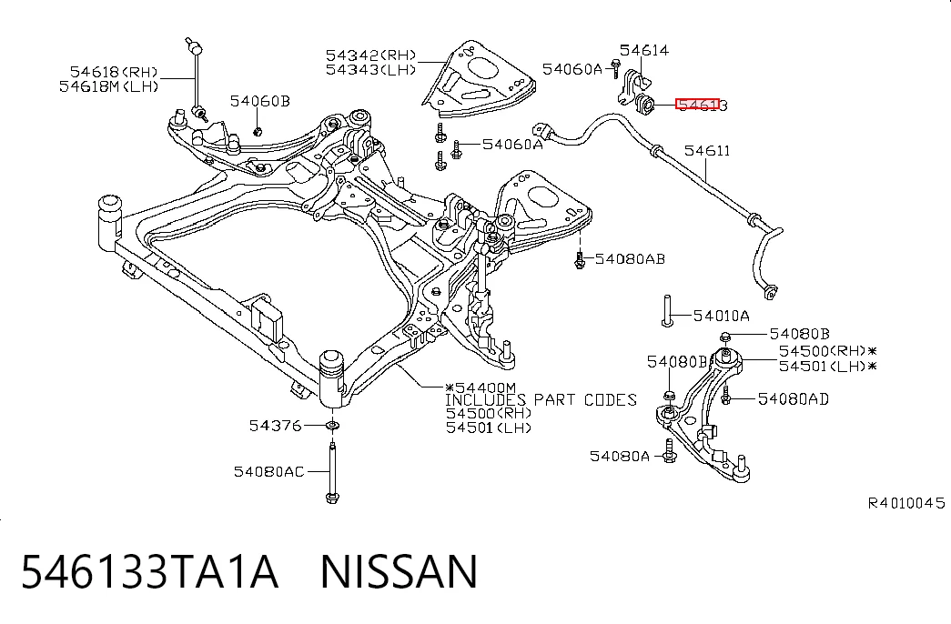 546133TA1A Nissan/Infiniti