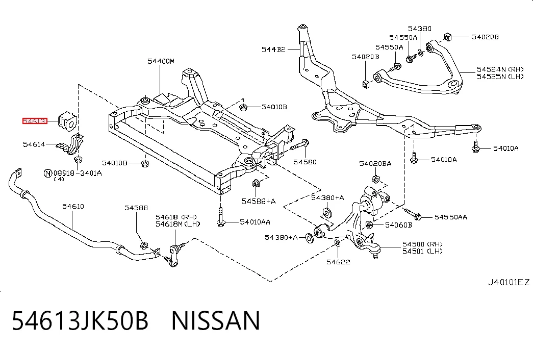 54613JK50B Nissan/Infiniti