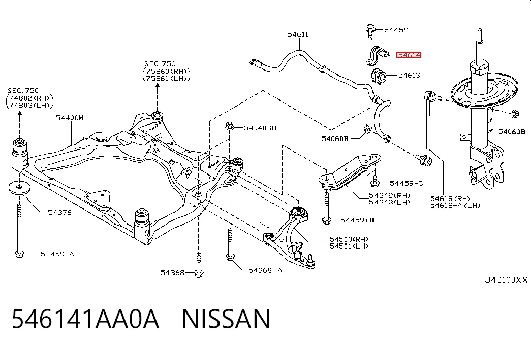 546141AA0A Nissan/Infiniti