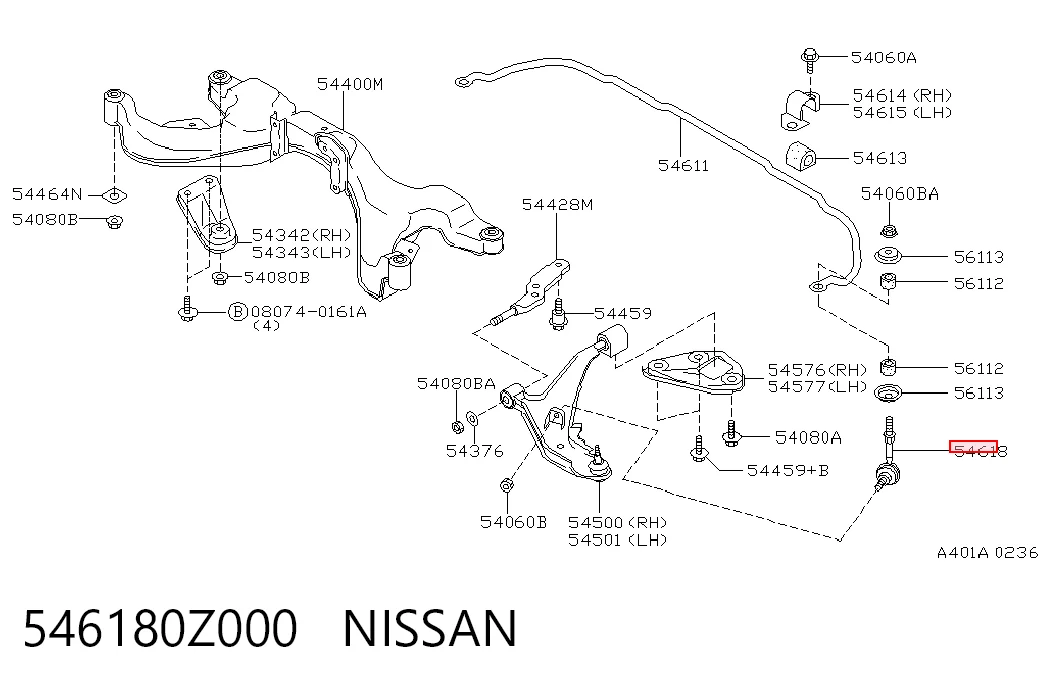 546180Z000 Nissan/Infiniti