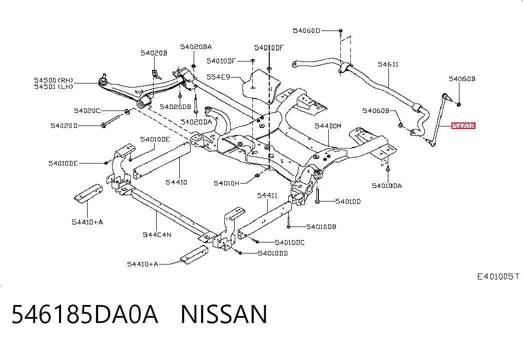 546185DA0A Nissan/Infiniti