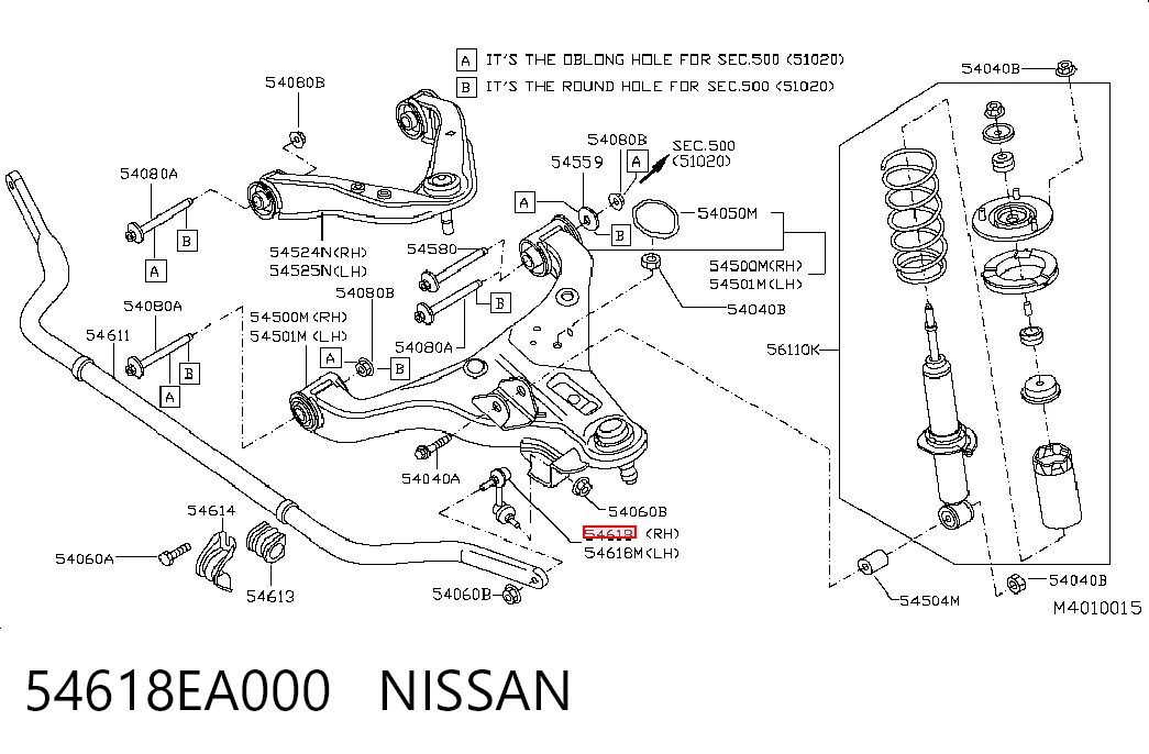54618EA000 Nissan/Infiniti