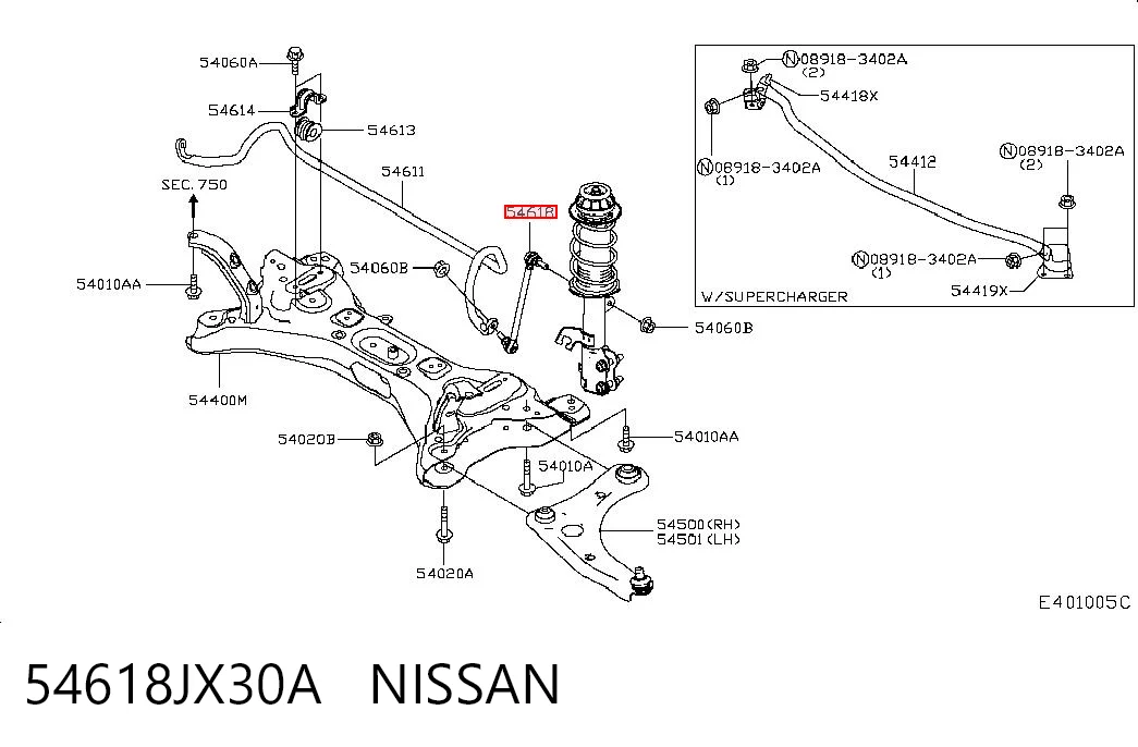 54618JX30A Nissan/Infiniti
