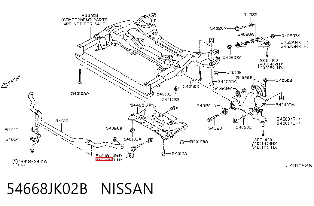 54668JK02B Nissan/Infiniti