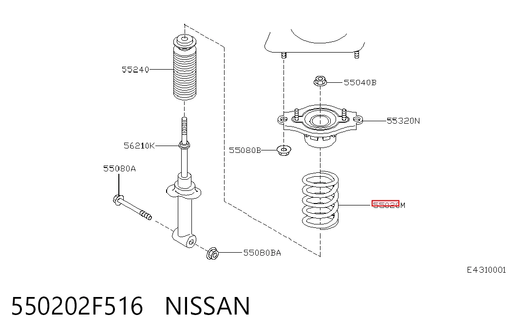 550202F516 Nissan/Infiniti