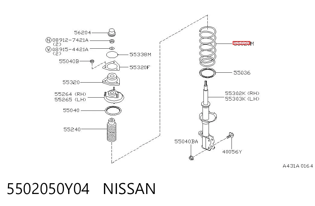  Muelle Nissan Sunny 3