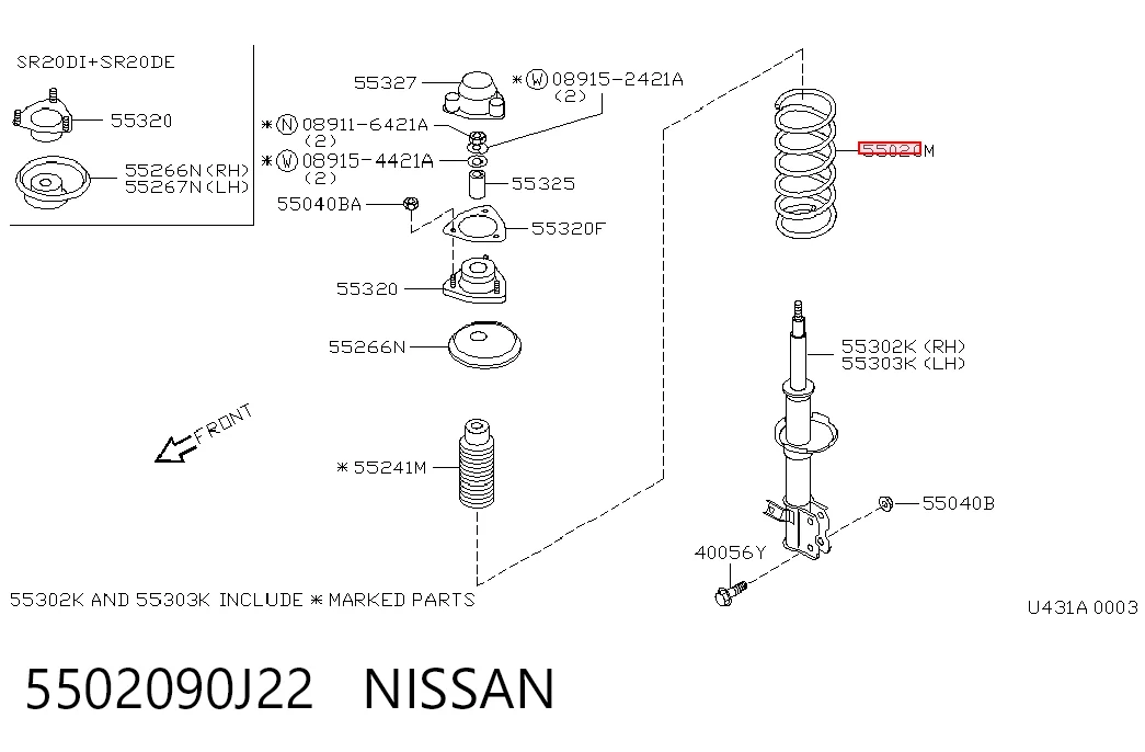 SU22074 Polcar Muelle trasero