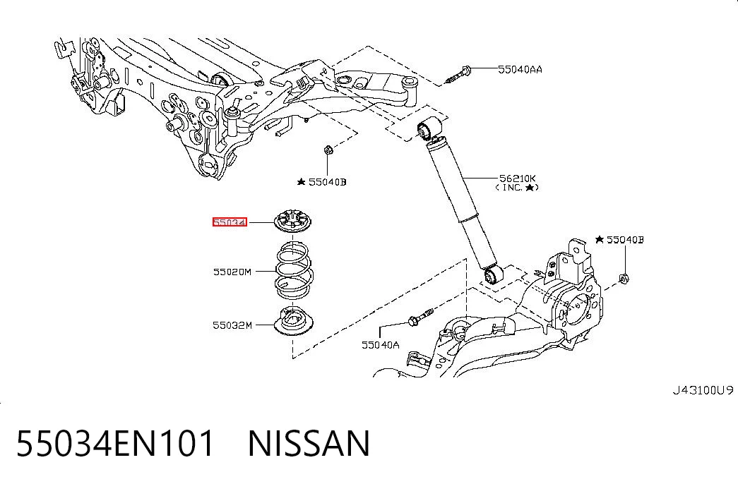 55034EN101 Nissan/Infiniti