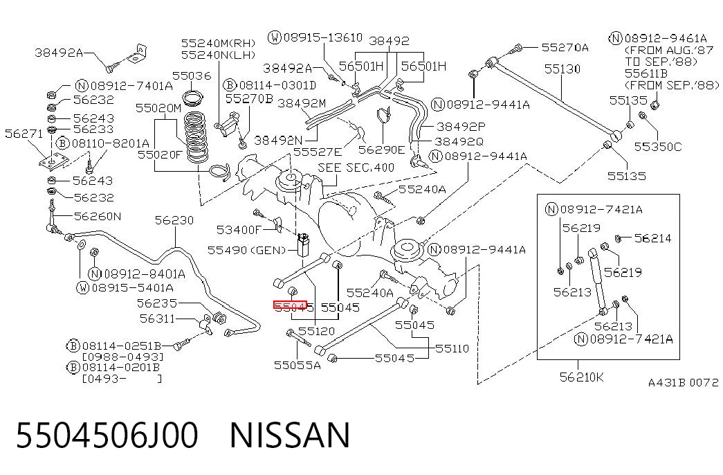 5504506J00 Nissan/Infiniti