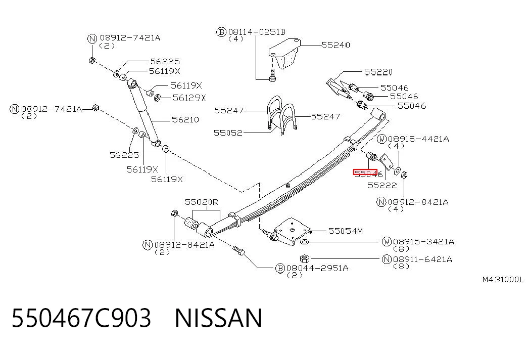 550467C903 Nissan/Infiniti