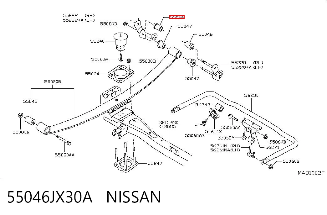 55046JX30A Nissan/Infiniti